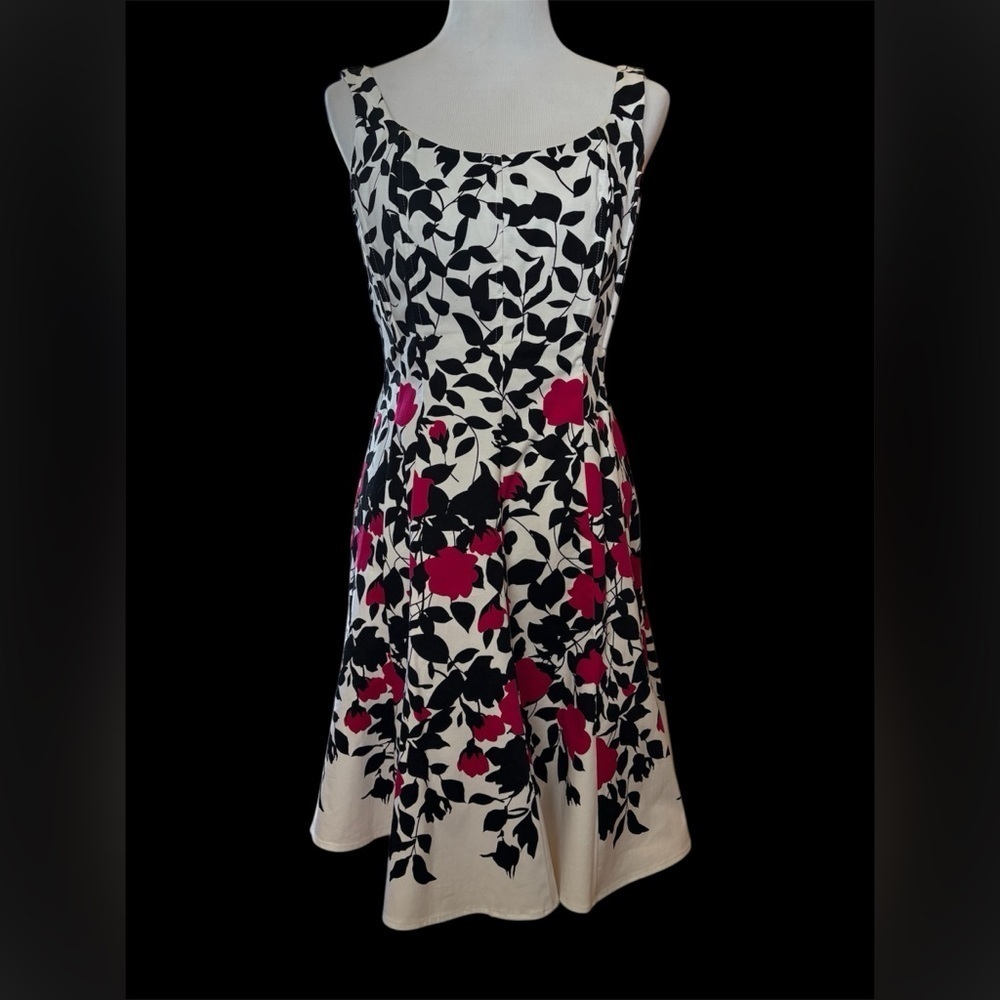 Nine West Floral Sleeveless Tank Dress, Size 6